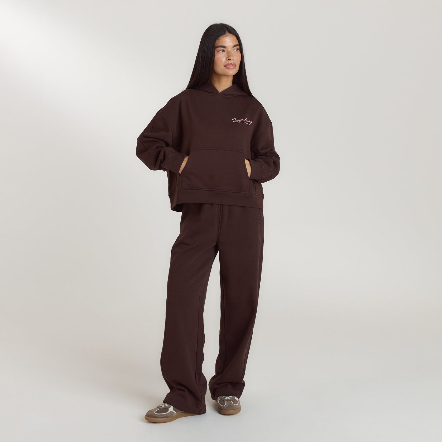 Lounge Living Hoodie - Chocolate