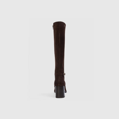 Ivy Knee-High Boots - Chocolate