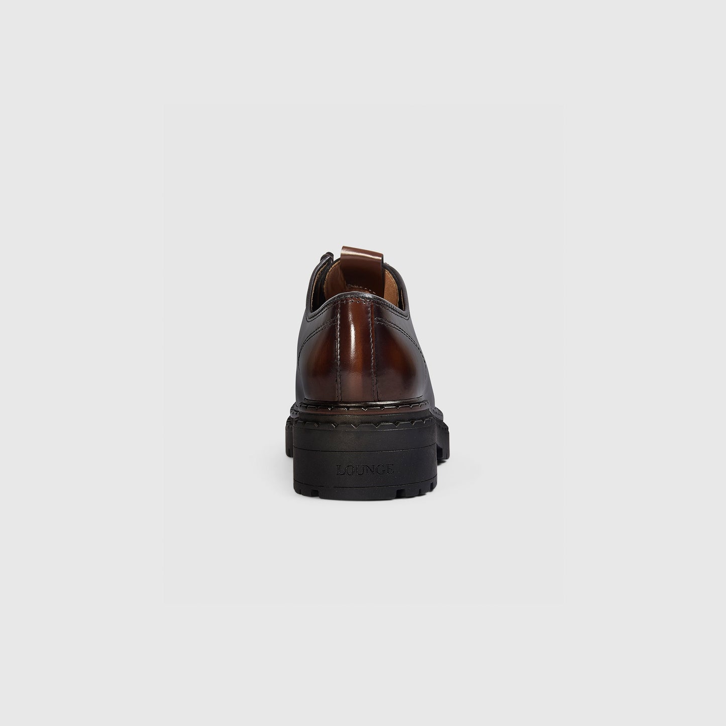 Etta Lace-Up Chunky Loafers - Tan