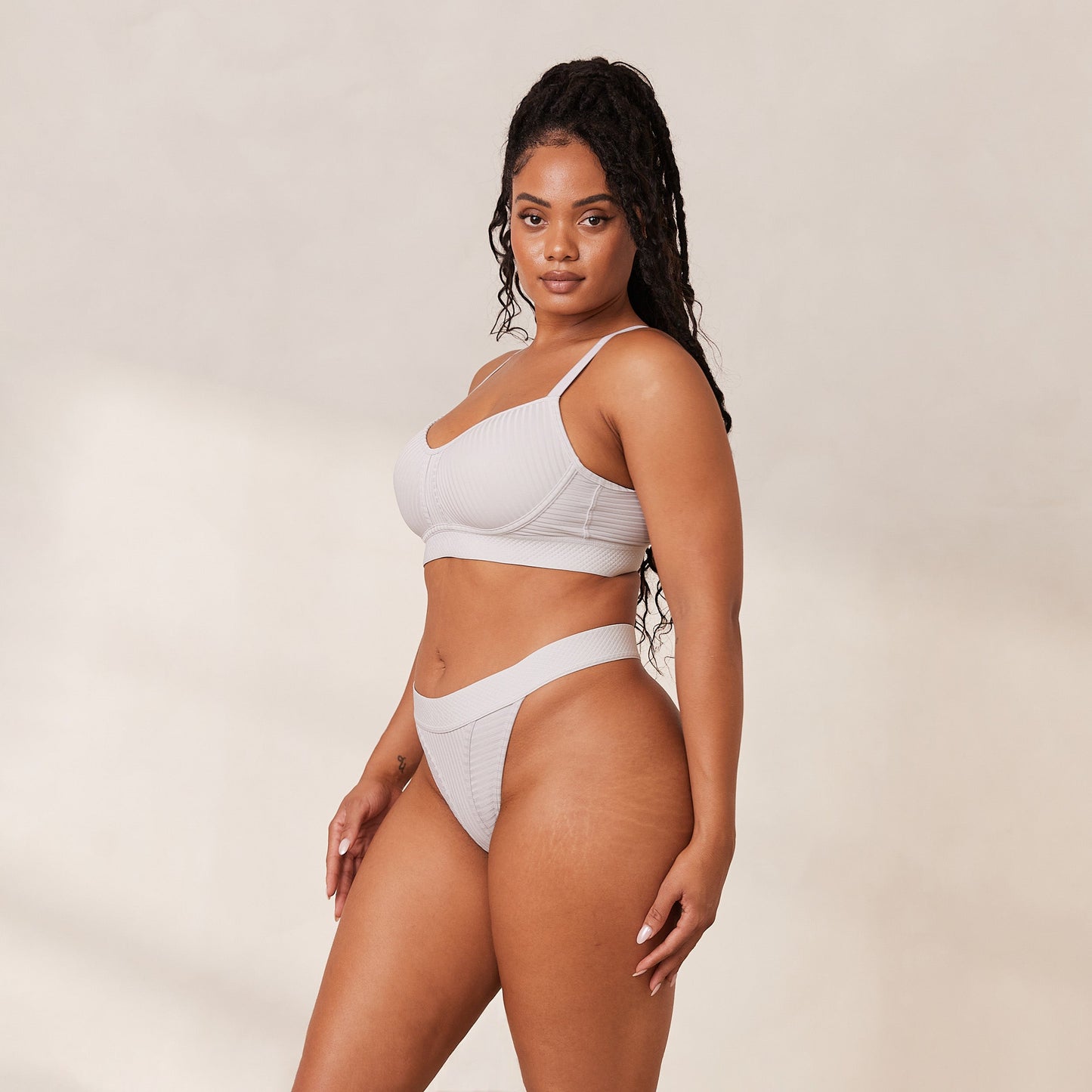 Bare Bra  - Gray