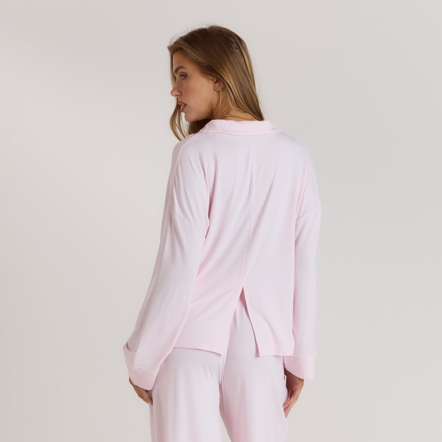 Modal Pajama Shirt - Pink