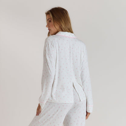 Modal Pajama Shirt - Floral Print