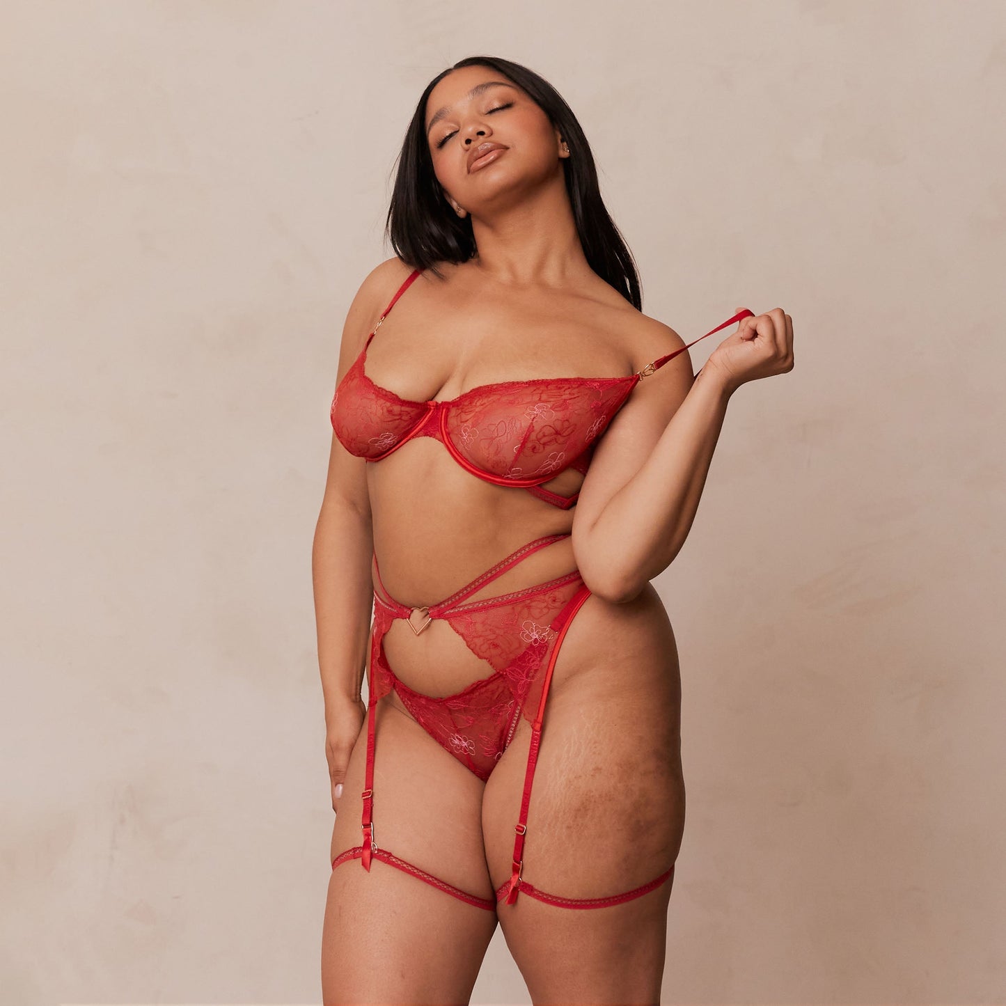Gabriella Intimates Bra - Maroon