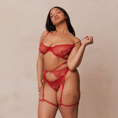 Gabriella Intimates Bra - Maroon