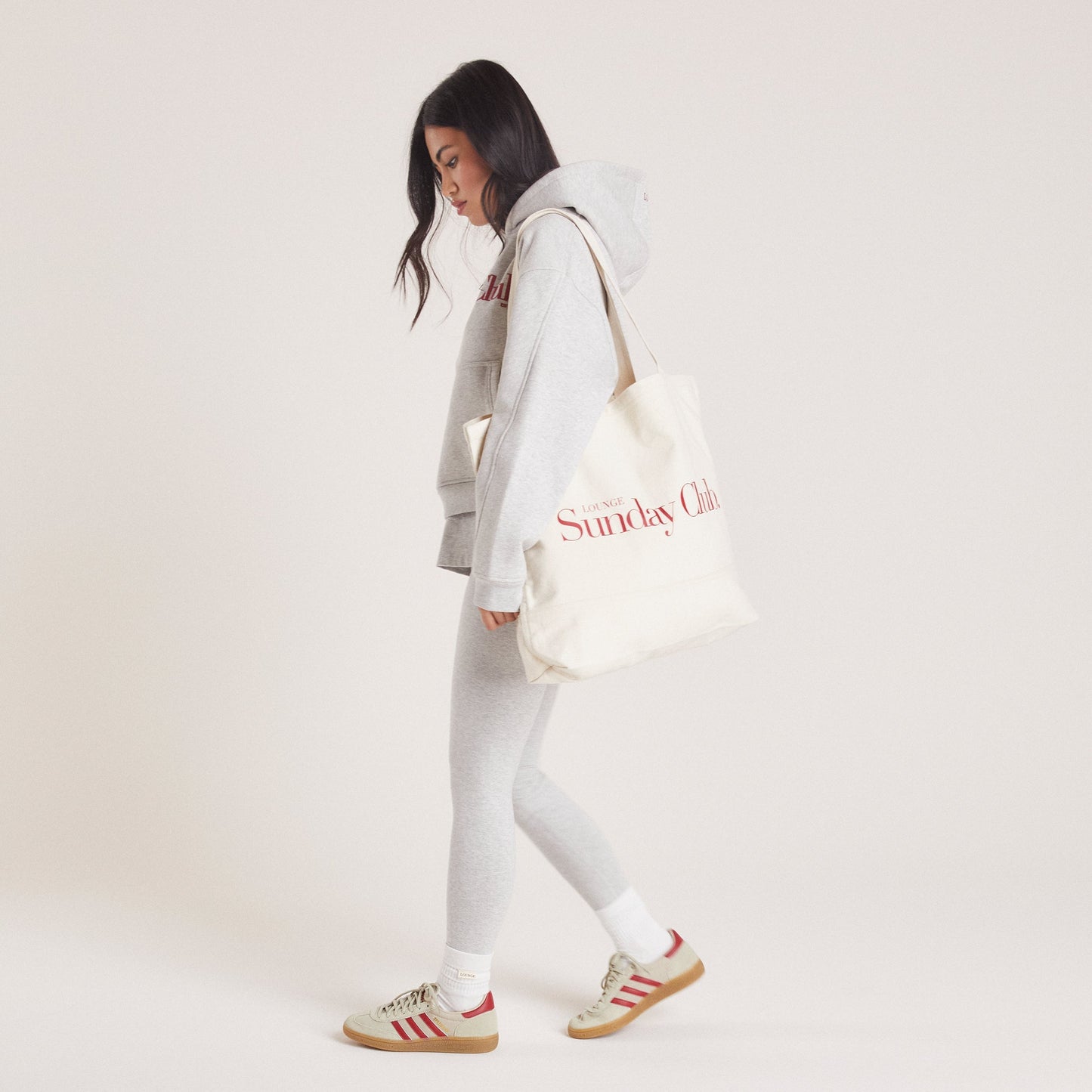Cotton Canvas Tote Bag - Cream