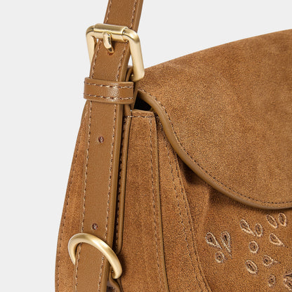 Talia Saddle Bag - Brown