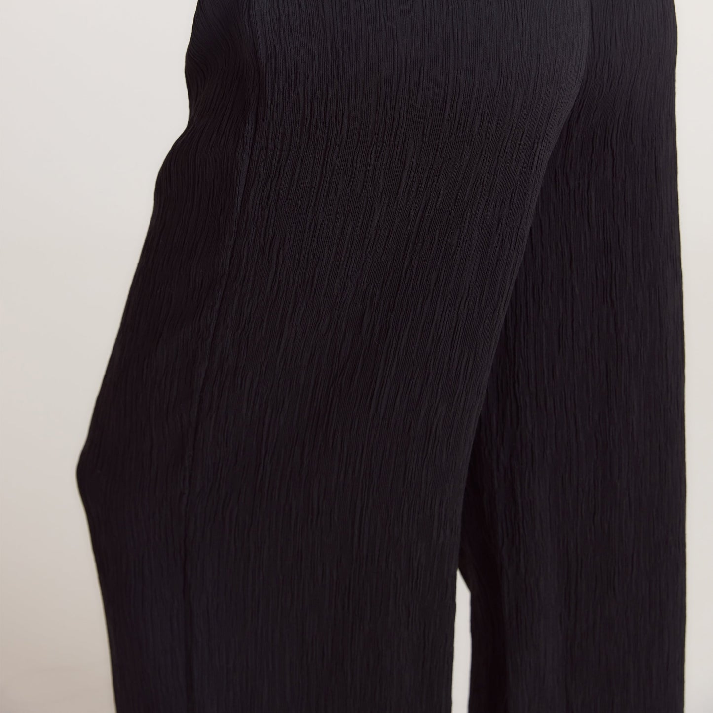 Crinkle Pajama Pants - Black