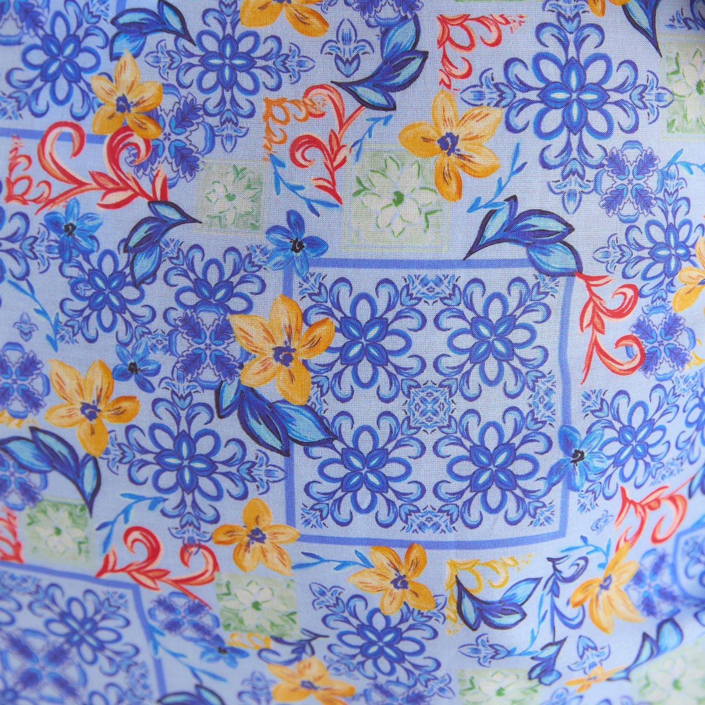 Mosaic Sarong - Blue Print