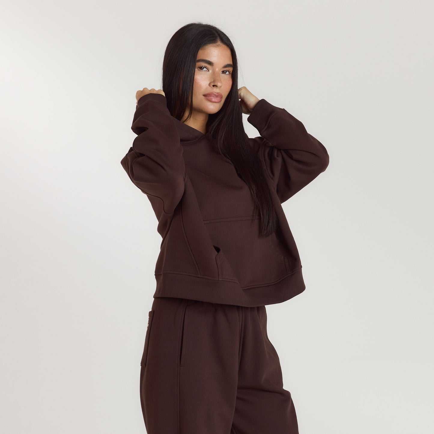 Lounge Living Hoodie - Chocolate