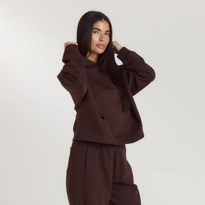 Lounge Living Hoodie - Chocolate