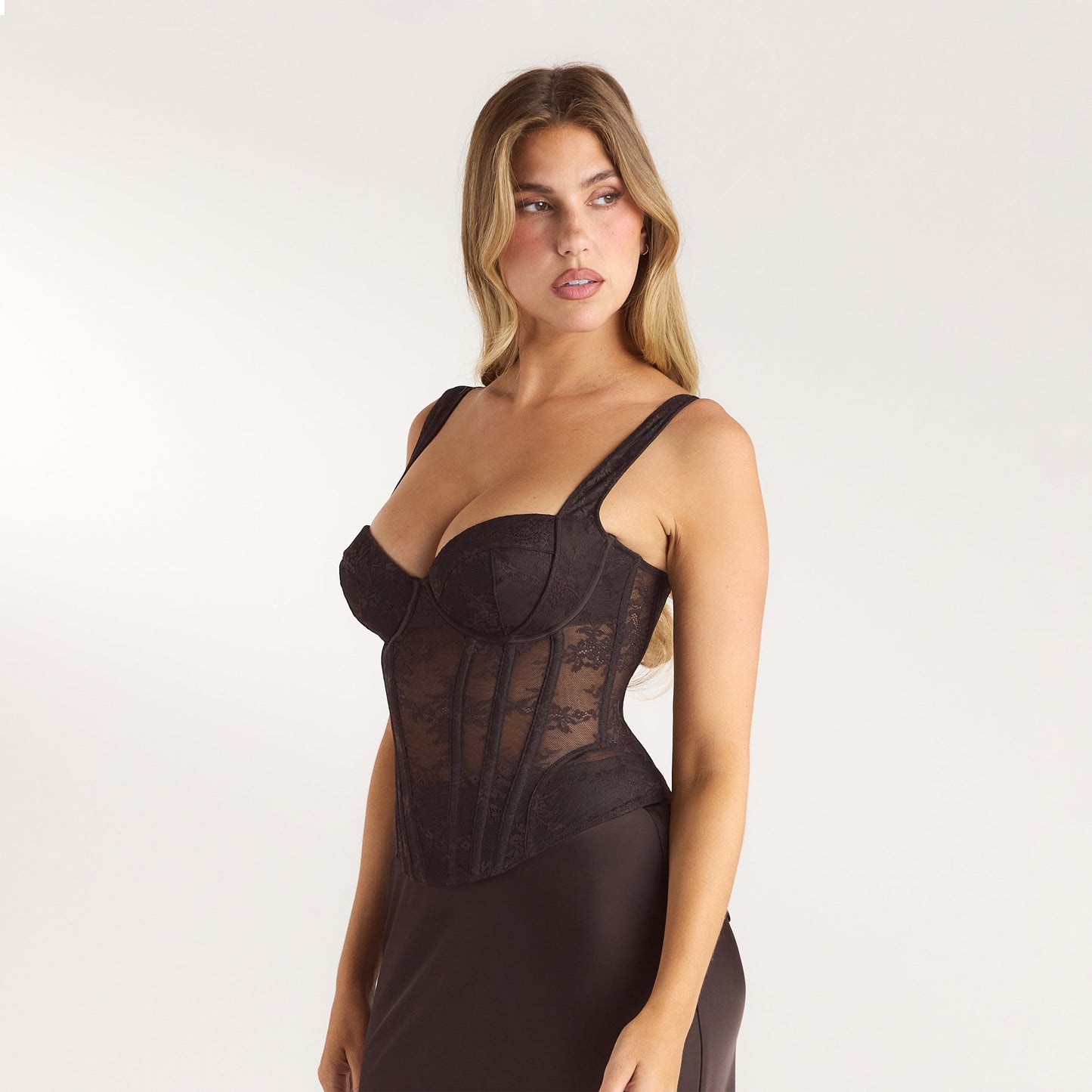 Hourglass Corset Top - Chocolate
