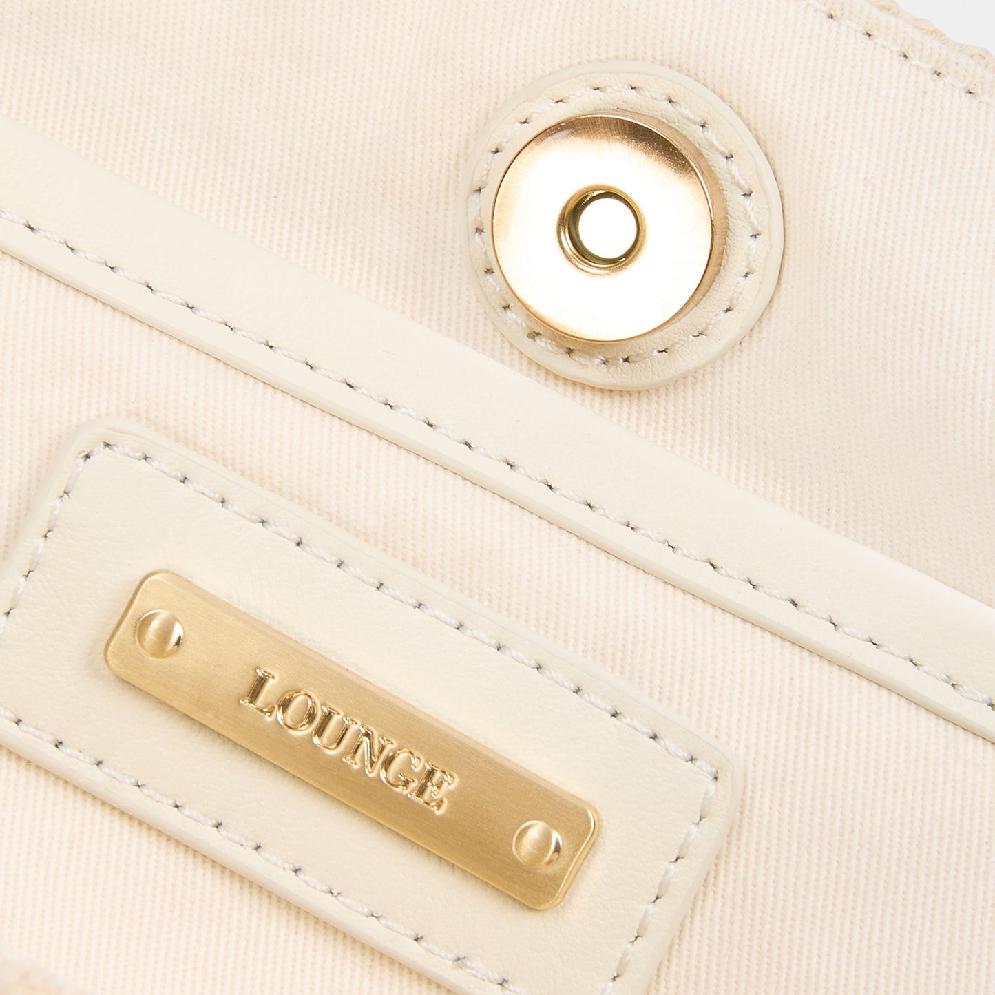 Clover Clutch Bag - Cream