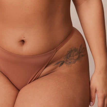 Light Non-wire Plunge T-shirt Bra  - Mocha