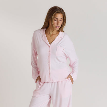 Modal Pajama Shirt - Pink
