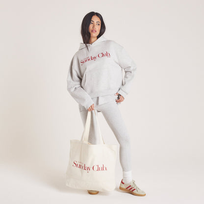 Cotton Canvas Tote Bag - Cream