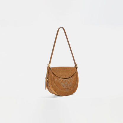 Talia Saddle Bag - Brown