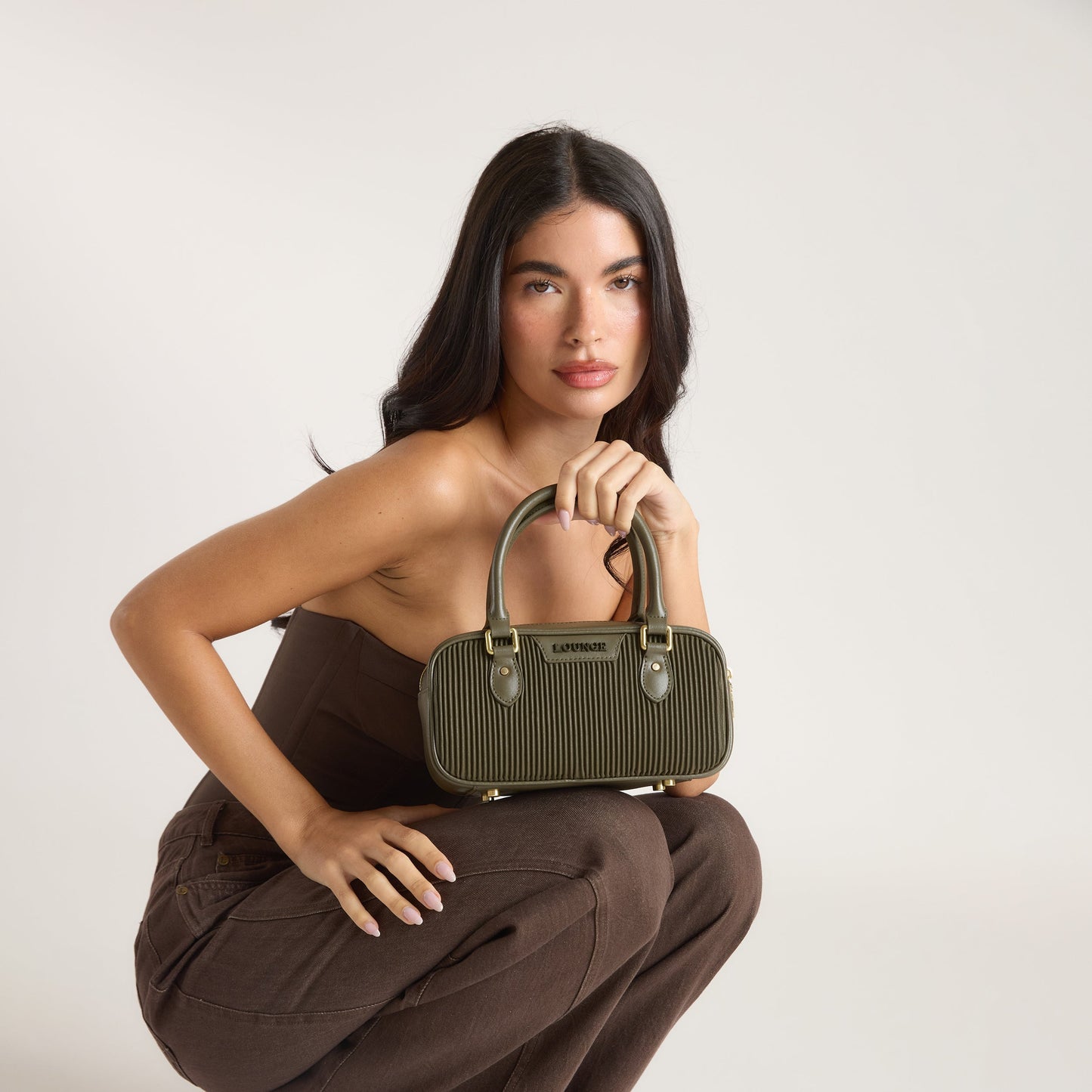 Annika Bowling Bag - Olive