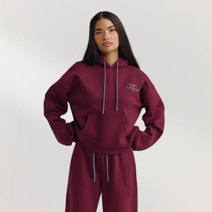 Oversized Hoodie - Cherry Lacquer