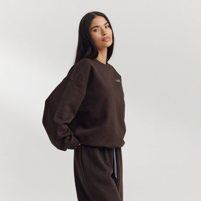 Oversized Sweater - Dark Chocolate