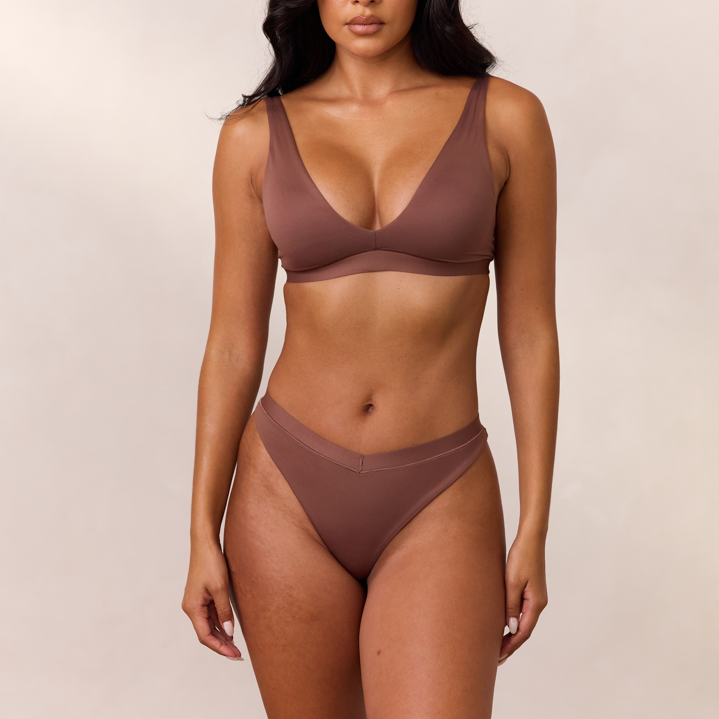 Everyday Comfort Triangle Bra - Nutmeg