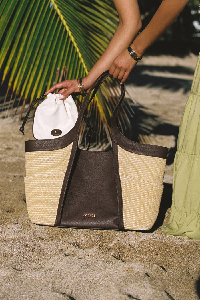 Romy Tote Bag - Chocolate
