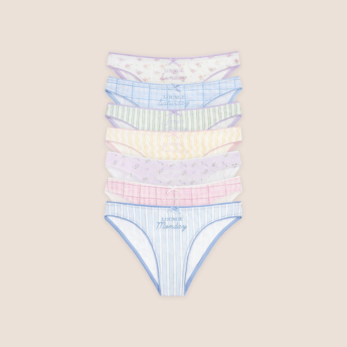 Days of the Week Briefs (7-Pack) - Multicolour Print