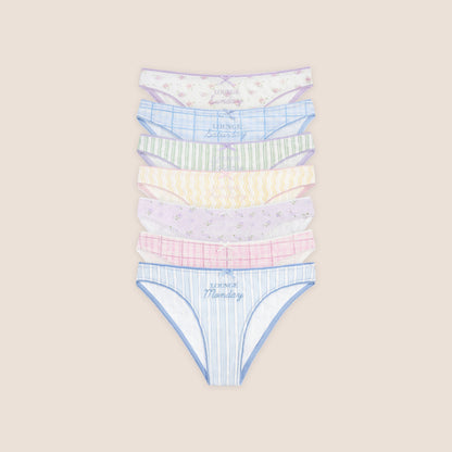 Days of the Week Briefs (7-Pack) - Multicolour Print