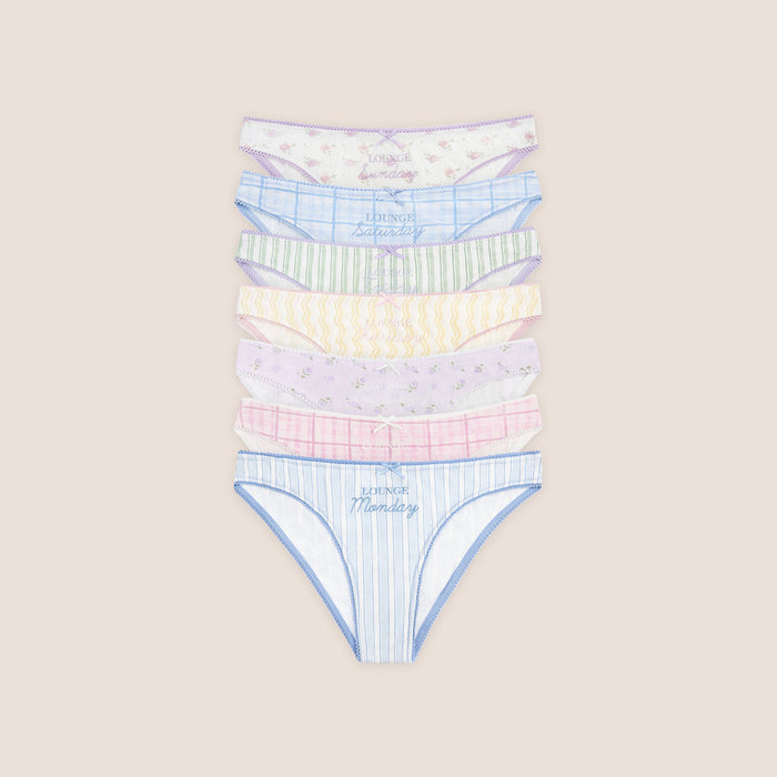 Days of the Week Briefs (7-Pack) - Multicolour Print